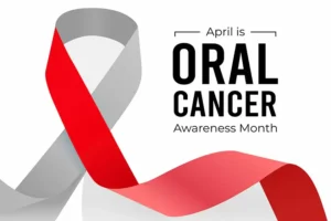 abril-mes-de-concienciación-sobre-el-cáncer-oral-ilustracion-fondo-blanco
